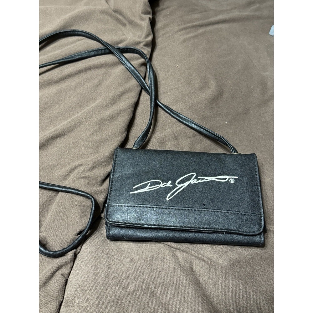 Dale Jarrett #88 Cross Body Wallet, Purse 24" Strap New With Tag Black‎